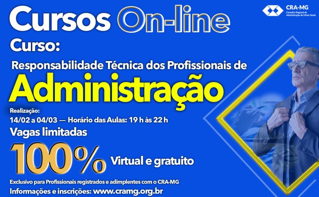 Curso Responsabilidade Técnica Para Profissionais De Administração Cra Mg 3849